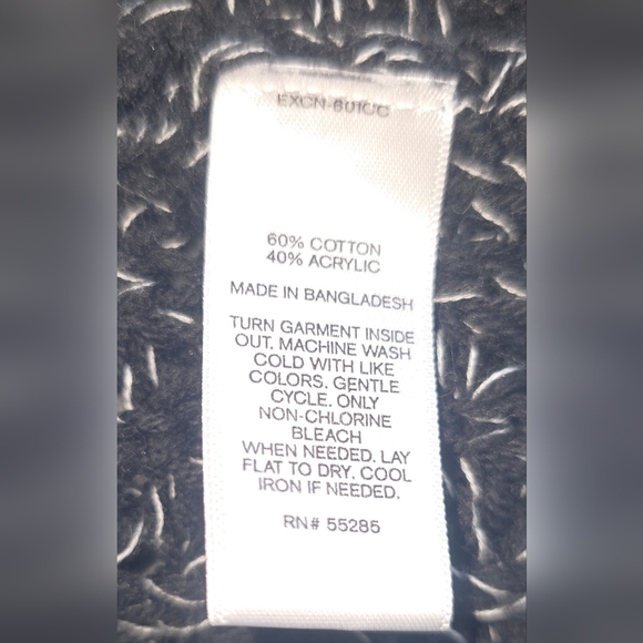 Express Knit Cardigan Sweater Black Womens Size Medium - Picture 10 of 10